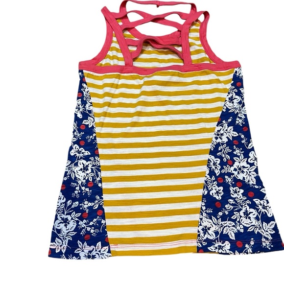Matilda Jane 435 girls size 14 sleeveless swing top with lattice detail in back - Picture 5 of 5